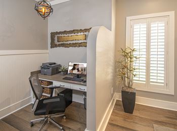 Business center with printing capabilities